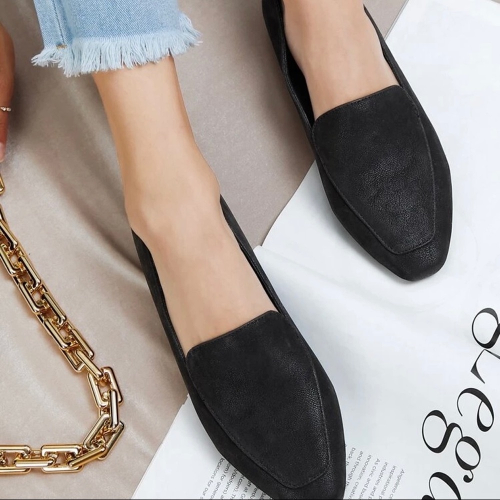Faux Nubuck Casual Flats 9 - Picture 2 of 4
